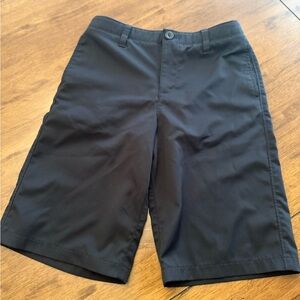 Under Armour Black Flat Front Shorts Lightweight Athletic